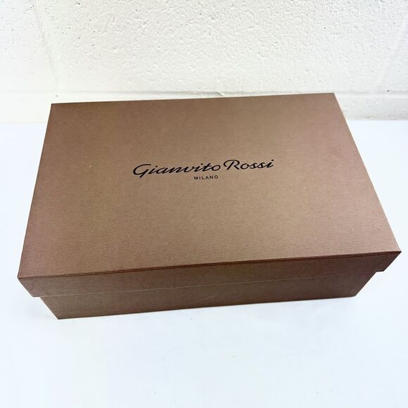 Gianvito Rossi Empty Shoe Box 12x8x4 Dust Bag Heel Caps Logo Tissue Card - Picture 3 of 11